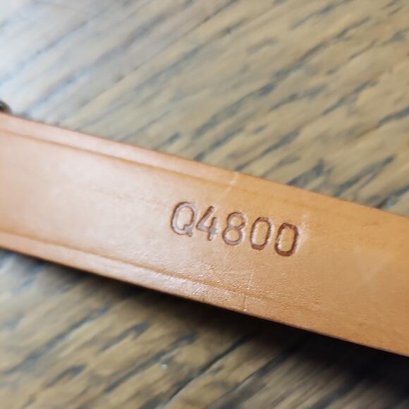Vintage Brighton Brown and Tan Leather Belt with Silver Buckle main image 8